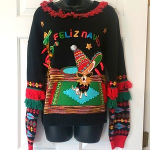 Christmas Sweater, Size Medium, 100% Acrylic material